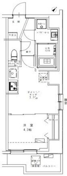 （仮称）幡ヶ谷一丁目計画 502 間取り図