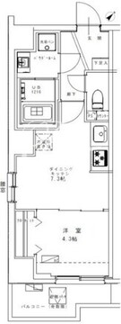 （仮称）幡ヶ谷一丁目計画 203 間取り図