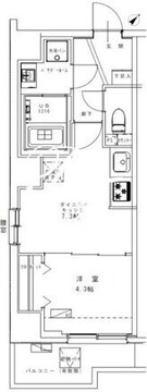 （仮称）幡ヶ谷一丁目計画 403 間取り図