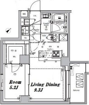 メイクスデザイン大森2 301 間取り図