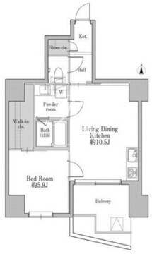 ユニテラス三軒茶屋 704 間取り図