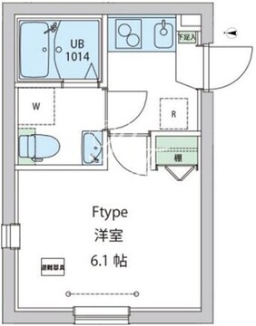 レオーネ早稲田 404 間取り図