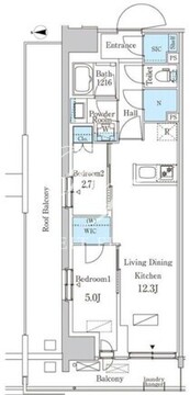 パークアクシス品川天王洲アイル 1001 間取り図