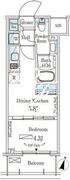 パークアクシス森下 1202 間取り図