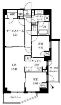 ザ・ケンジントン・レジデンスときわ台 113 間取り図