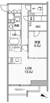 シーズンフラッツ新大塚 603 間取り図