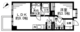 レジディア六本木檜町公園 210 間取り図