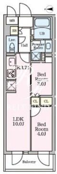 リビオメゾン大岡山 502 間取り図