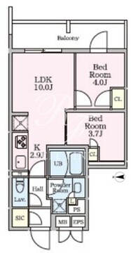 リビオメゾン大岡山 308 間取り図