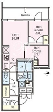 リビオメゾン大岡山 503 間取り図