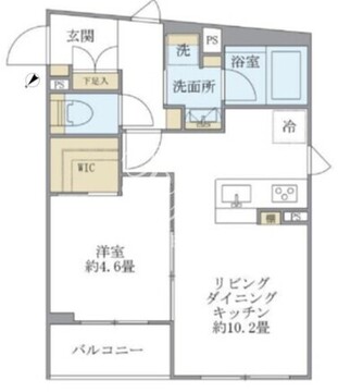 コンポジット大井町ヒルトップ 104 間取り図