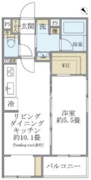 コンポジット大井町ヒルトップ 201 間取り図