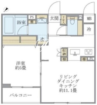 コンポジット大井町ヒルトップ 203 間取り図