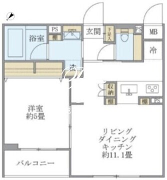 コンポジット大井町ヒルトップ 204 間取り図