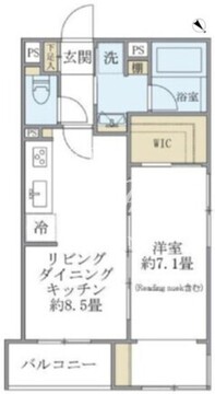 コンポジット大井町ヒルトップ 301 間取り図