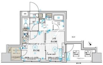 ベルグレード浅草DUE 303 間取り図