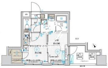 ベルグレード浅草DUE 503 間取り図