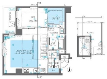 ズーム神宮前 1303 間取り図