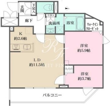 Nステージ上池台 306 間取り図