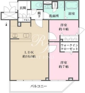 Nステージ上池台 203 間取り図