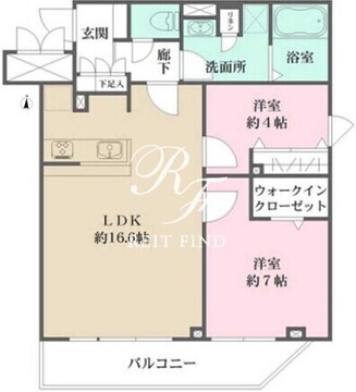 Nステージ上池台 102 間取り図