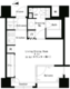 パークアクシス神楽坂ステージ 605 間取り図