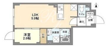 ウェルスクエア森下 402 間取り図