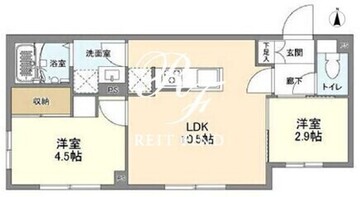 ウェルスクエア森下 203 間取り図