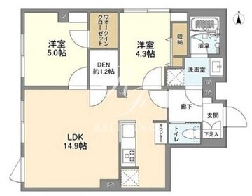 ウェルスクエア森下 501 間取り図