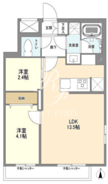 ウェルスクエア森下2 101 間取り図