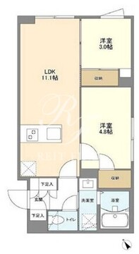 ウェルスクエア南長崎 204 間取り図