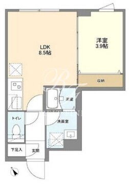 ウェルスクエア南長崎 203 間取り図