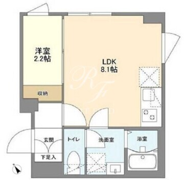 ウェルスクエア南長崎 502 間取り図