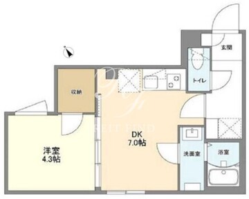 ウェルスクエア南長崎 201 間取り図