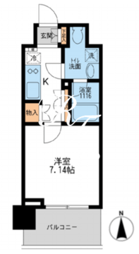 アーデン清澄白河 1003 間取り図