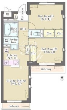 ヒルトップレジデンス大崎 103 間取り図