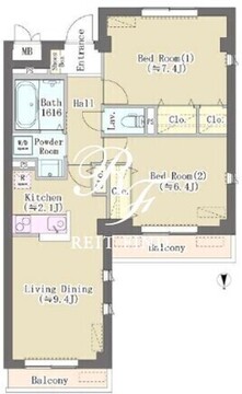 ヒルトップレジデンス大崎 203 間取り図