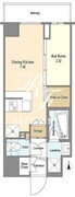 ラドゥセール志茂 804 間取り図