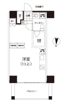 クイズ恵比寿 705 間取り図