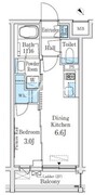 イプセ東高円寺 104 間取り図