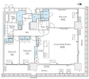 ロイヤルパークス品川 2804 間取り図