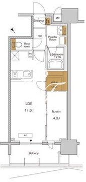 ＲＪＲプレシア東十条ガーデン 819 間取り図