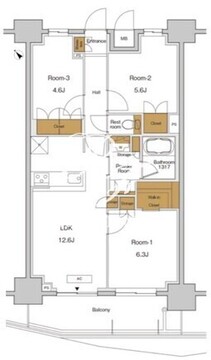 ＲＪＲプレシア東十条ガーデン 902 間取り図