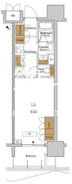 ＲＪＲプレシア東十条ガーデン 917 間取り図