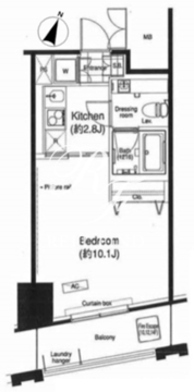 グランハイツ高田馬場 1217 間取り図