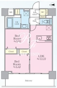 パピルス三ノ輪レジデンス 402 間取り図