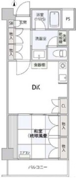 コンフォート文京小石川 105 間取り図