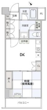 コンフォート文京小石川 105 間取り図