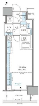 パークアクシス豊洲キャナル 422 間取り図