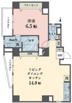 アムス四谷三丁目 905 間取り図